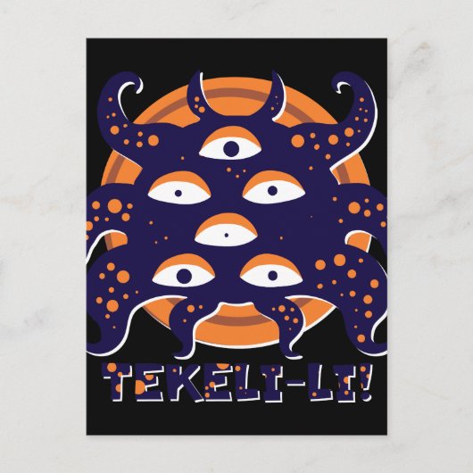 Carte Postale Monts Shoggoth de la folie Lovecraft (Devant)