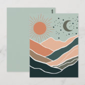 Carte Postale Monts Sun & Moon (Devant / Derrière)