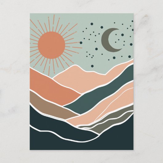 Carte Postale Monts Sun & Moon (Devant)