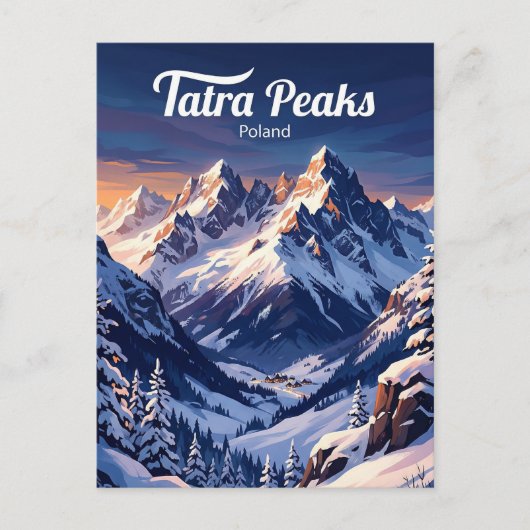 Carte Postale Monts Tatra Pologne (Devant)