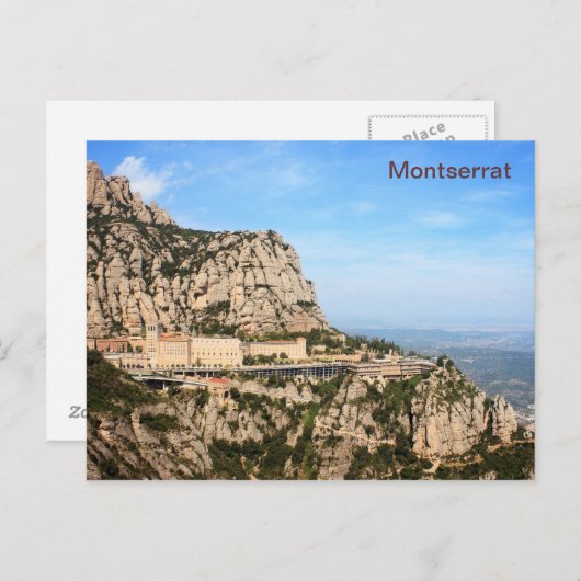 Carte Postale Montserrat (Devant / Derrière)