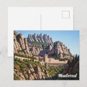 Carte Postale Montserrat Espagne (Devant / Derrière)