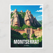 Carte Postale Montserrat Espagne (Devant)