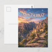 Carte Postale Montserrat Espagne (Devant / Derrière)