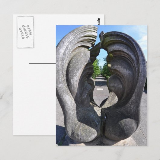 Carte postale "Monument" (Devant / Derrière)