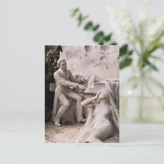 Carte Postale Monument à Frédéric Chopin (Debout devant)