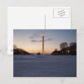 Carte Postale Monument à la neige (Devant / Derrière)
