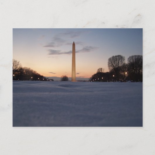 Carte Postale Monument à la neige (Devant)