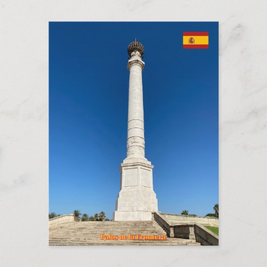 Carte Postale Monument aux Découvreurs, Palos de la Frontera (Devant)