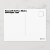 Carte Postale Monument Aux Femmes Des Marins (Dos)