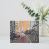 Carte Postale Monument Circle - Indianapolis, Indiana (Debout devant)