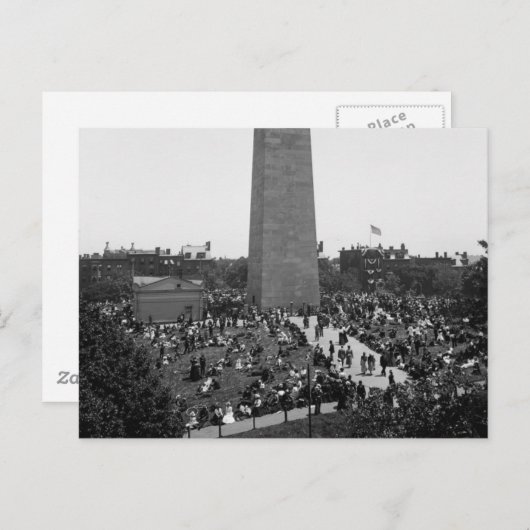 Carte Postale Monument de Bunker Hill (Devant / Derrière)