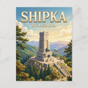 Carte Postale Monument de Chipka Bulgarie