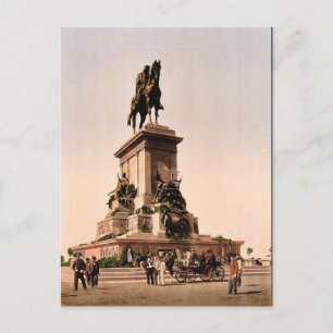 Carte Postale Monument de Garibaldi, Rome, Italie Photochr vinta