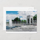 Carte Postale Monument de la Seconde Guerre mondiale (Devant / Derrière)