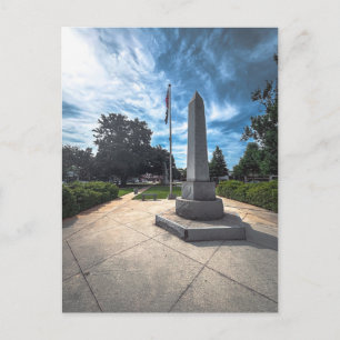 Carte Postale Monument de l'obélisque de pierre Covington Town S