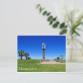 Carte Postale monument de pocitos rambla (Debout devant)