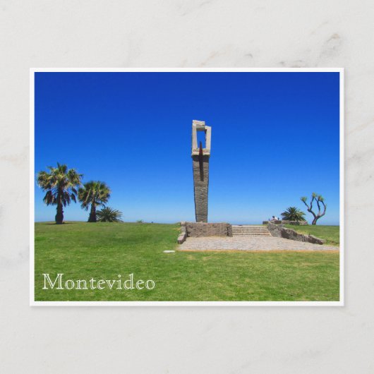 Carte Postale monument de pocitos rambla (Devant)