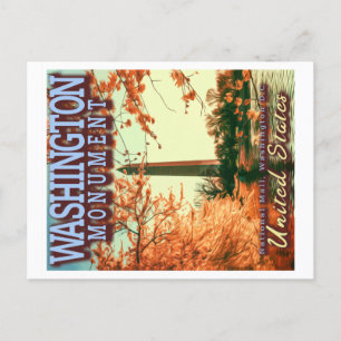 CARTE POSTALE MONUMENT DE WASHINGTON - NATIONAL MALL WASHINGTON 