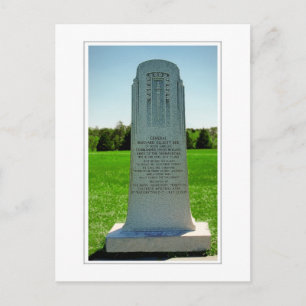 Carte Postale Monument du général Barnard Bee
