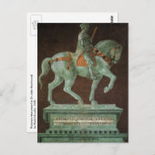 Carte Postale Monument équestre à Sir John Hawkwood, Uccello (Devant / Derrière)