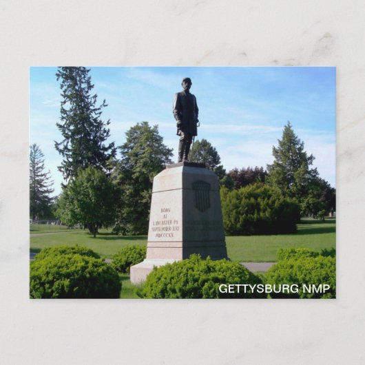 CARTE POSTALE MONUMENT GÉNÉRAL REYNOLDS (Devant)