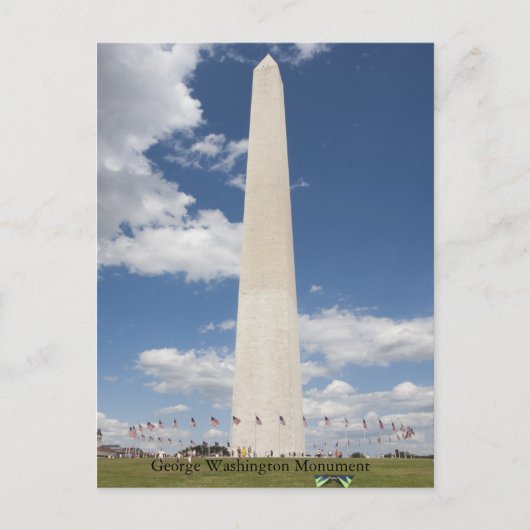 Carte Postale Monument George Washington (Devant)