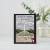 Carte Postale Monument George Washington (Debout devant)