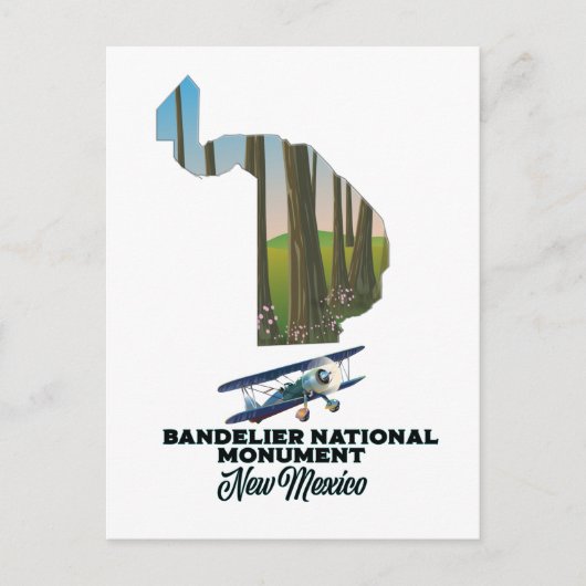 Carte Postale monument national de Bandelier (Devant)