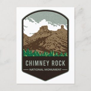 Carte Postale Monument national de Chimney Rock