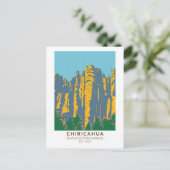 Carte Postale Monument national de Chiricahua cheminées des fées (Debout devant)