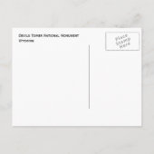 Carte Postale Monument national de Devils (Dos)