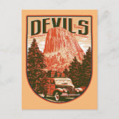 Carte Postale Monument national de Devils (Devant)