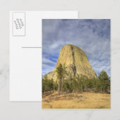 Carte Postale Monument national de Devils Tower (Devant / Derrière)