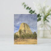 Carte Postale Monument national de Devils Tower (Debout devant)