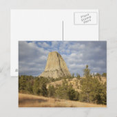 Carte Postale Monument national de Devils Tower (Devant / Derrière)