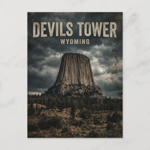 Carte Postale Monument national de Devils Tower Wyoming