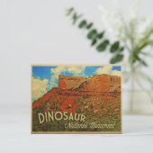 Carte Postale Monument national de Dinosaur (Debout devant)