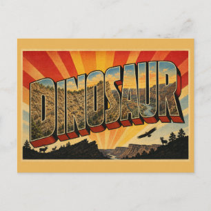 Carte Postale Monument national de Dinosaur Colorado Canyon Foss