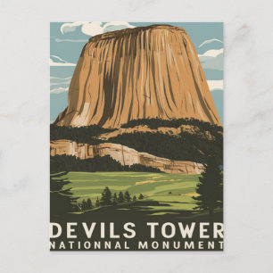 Carte Postale Monument national de la tour Devils
