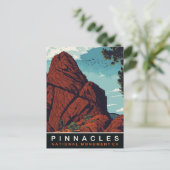 Carte Postale Monument national de Pinnacles, CA, Voyage (Debout devant)