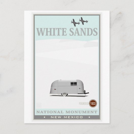 Carte Postale Monument national de White Sands 1 (Devant)