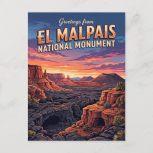 Carte Postale Monument national d'El Malpais Nouveau-Mexique