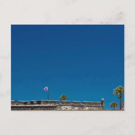 Carte Postale Monument national du Castillo de San Marcos, FL (Devant)