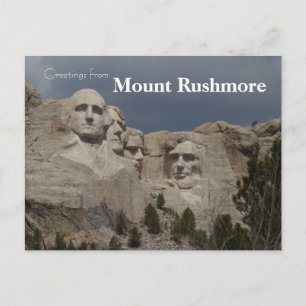 Carte Postale Monument national du Mont Rushmore Dakota du Sud