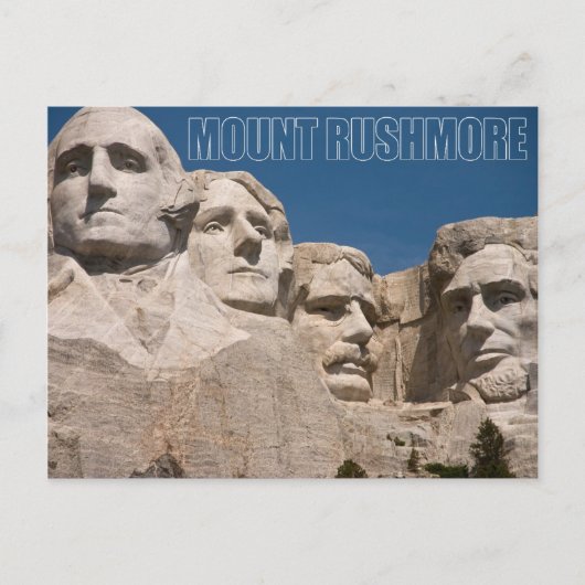 Carte Postale Monument national du Mont Rushmore Dakota du Sud (Devant)