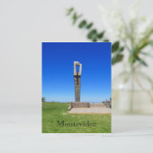 Carte Postale monument pocitos rambla (Debout devant)