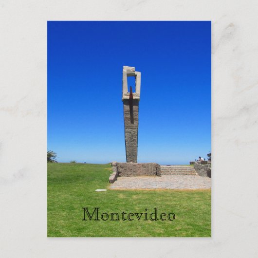 Carte Postale monument pocitos rambla (Devant)