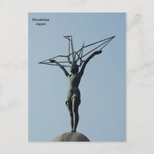 Carte Postale Monument pour la paix des enfants à Hiroshima, Jap