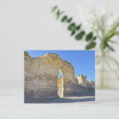 Carte Postale Monument Rocks Key Hole Arch, Kansas (Debout devant)